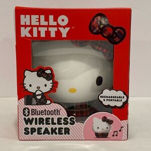 Hello Kitty Rechargeable Portable Bluetooth Wireless Speaker NWT